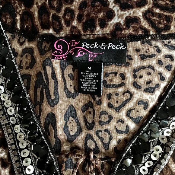 🌸Peck & Peck Animal Print Top🌸 - Picture 6 of 8